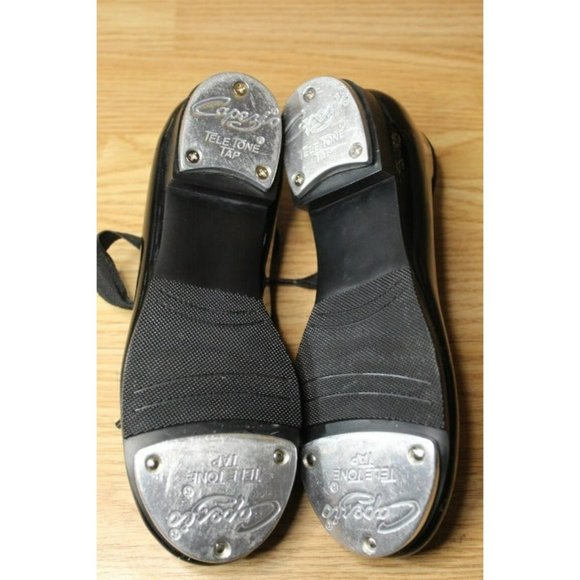Capezio Tele Tone Tap Girls TAP Shoes / SIZE: 1W - Picture 11 of 12